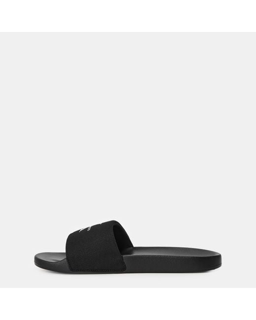 Calvin Klein Black Logo Sliders