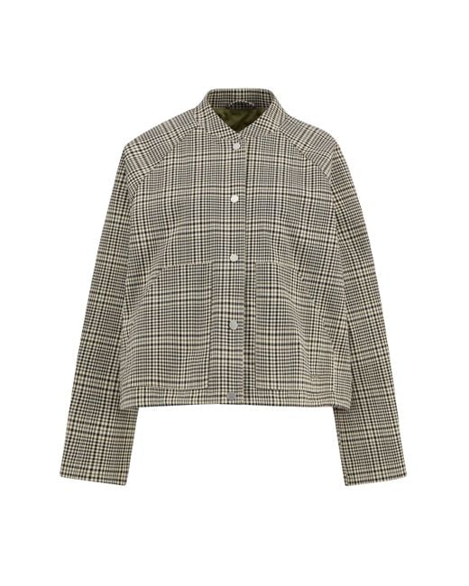 Barbour Gray Bomber Jacket