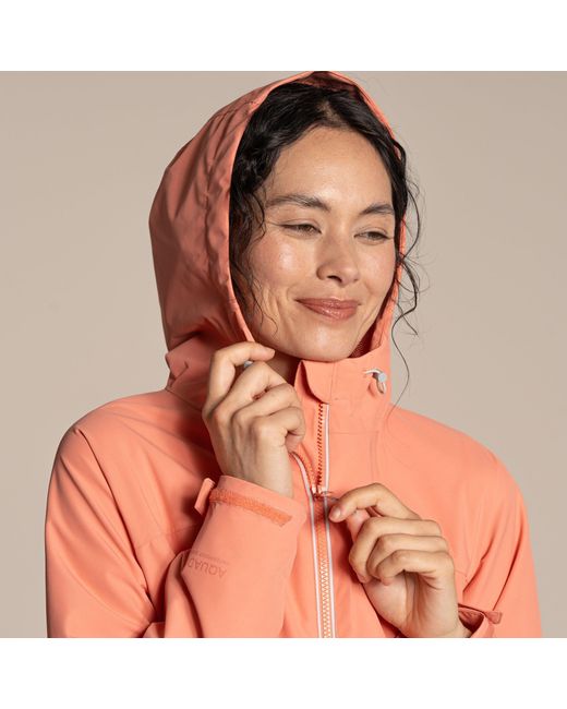 Craghoppers Orange Solla Waterproof Lightweight Jacket