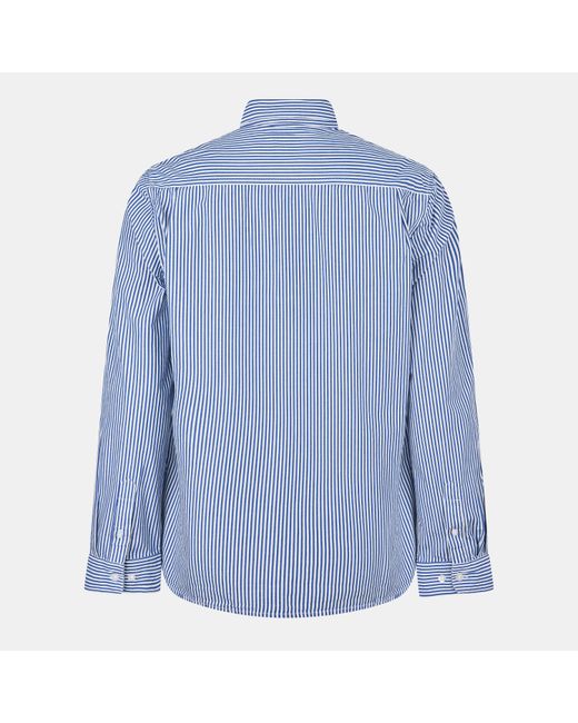 Peter Werth Blue Long Sleeve Plain Shirt for men