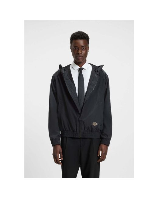 HUGO Black Benji2521 Windbreaker Jacket for men