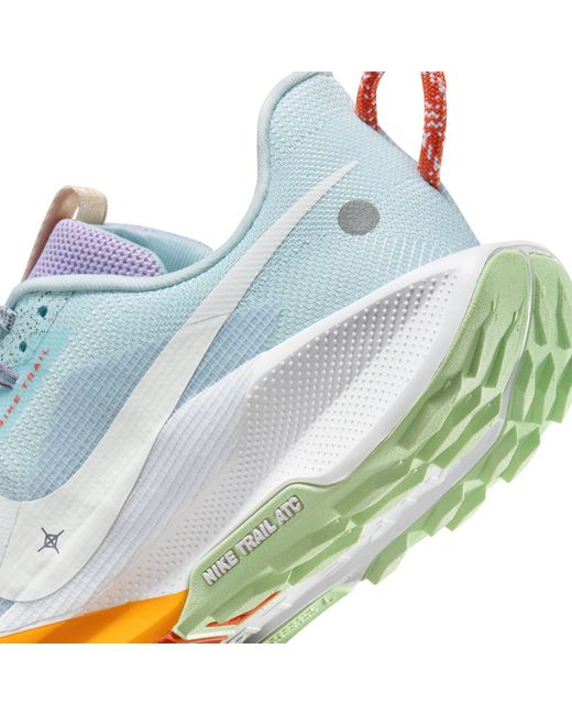 Nike Blue Reactx Pegasus Trail 5 Running Shoes