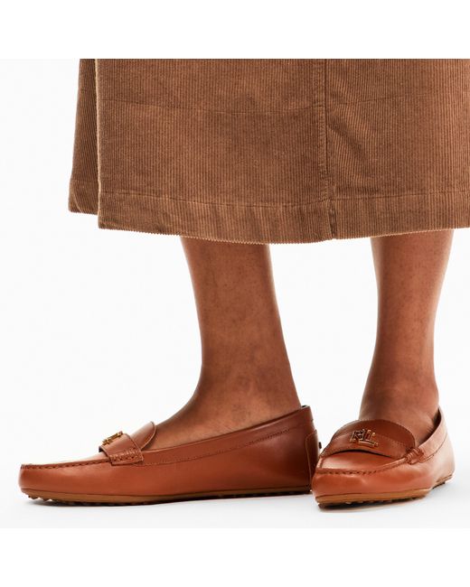 Ralph Lauren Brown Barnsbury Driver Shoe