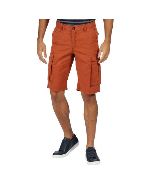 Regatta Brown Shorebay Multi Pocket Short for men