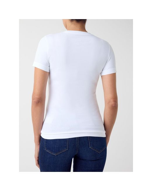 Guess White Cn Original Hotfix Slim Fit T-Shirt