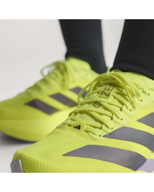Adidas Yellow Adidas Adizero Evo Sl Woven Sneaker