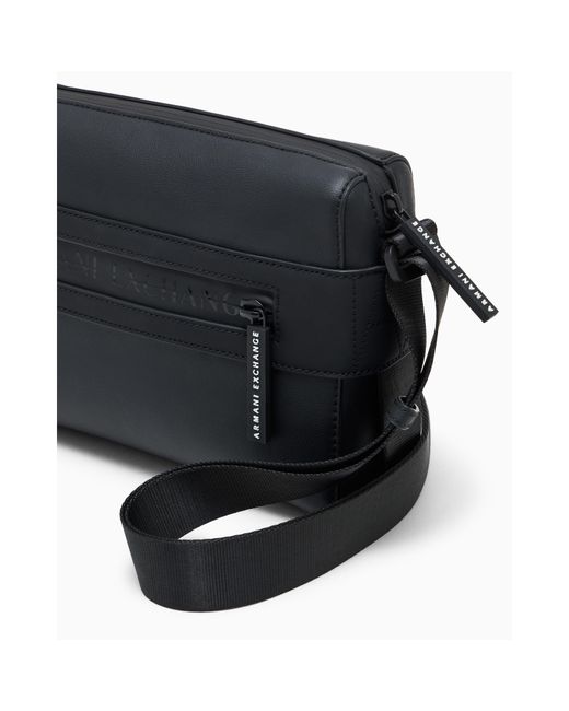 ARMANI EXCHANGE Black Crossbody Bag for men