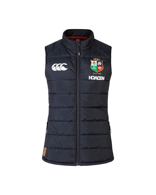 Canterbury Blue Microlight British And Irish Lions 2025 Sleeveless Full Zip Gilet