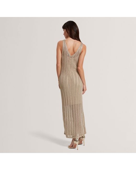 Ted Baker Natural Knitted Dress