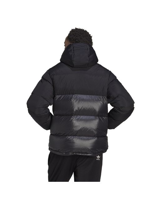 Adidas Originals Gray Regen Long Sleeve Puffer Jacket for men