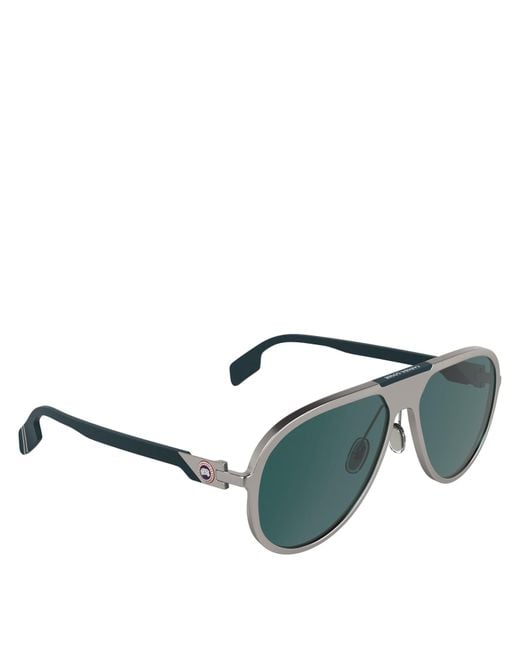 Canada Goose Blue Robson Aviator Sunglasses for men