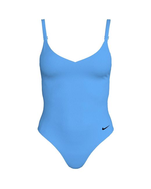 Nike Blue One Piece Swimsuit