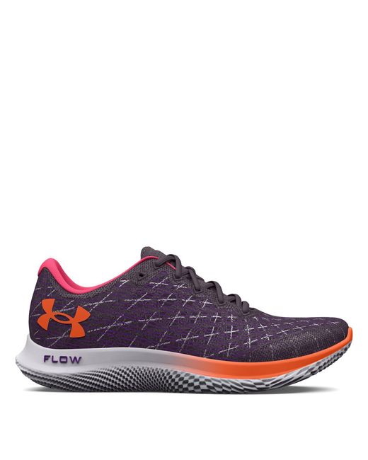Under Armour Purple Flow Vel Wind Fast Neutral Road Running Shoes