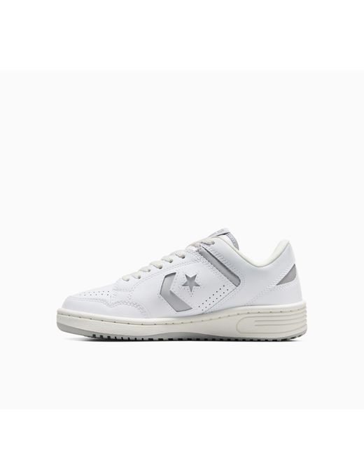 Converse White Adults Weapon Leather High-Top Trainers