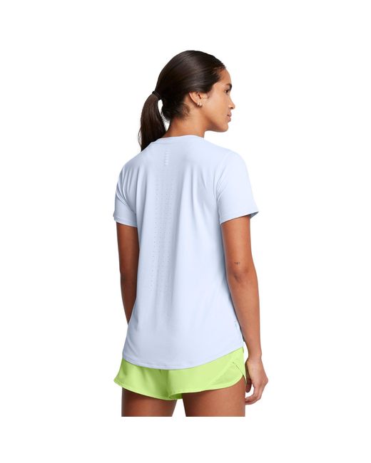 Under Armour Blue Launch Elite Long-Sleeve Performance Gym Top