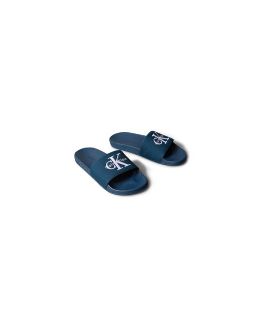 Calvin Klein Blue Pool Sliders for men