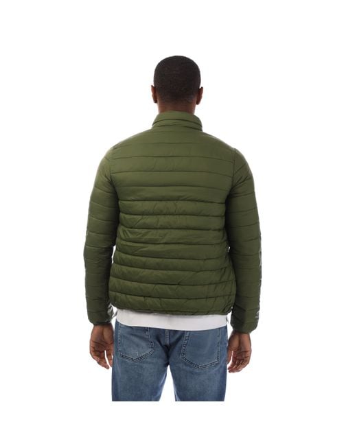 Aquascutum Green Long Sleeve Medium Puffer Jacket for men