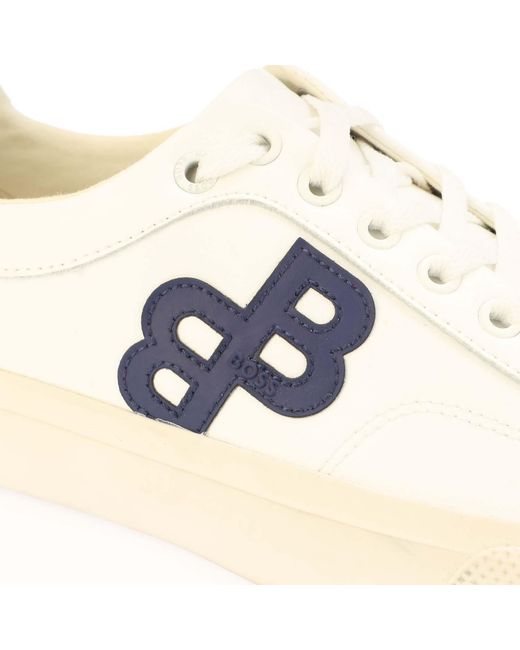 Boss White Aiden Tenn Flbb 10232547 01 Low-Top Trainers for men
