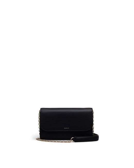 Radley Black Lynton Road Leather Wallet On Chain