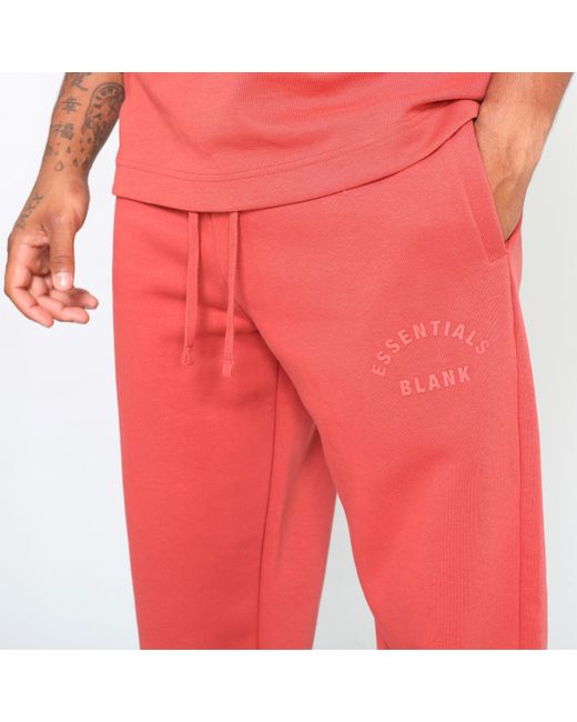 Blank Essentials Red Arch Jogger for men