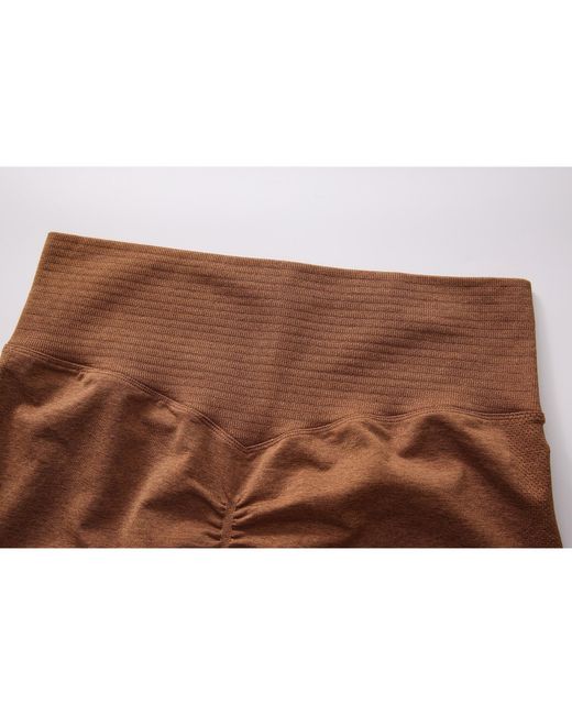 La Gear Brown Seamless Tight