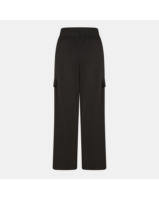 DKNY Black Open Cuff Jersey Joggers