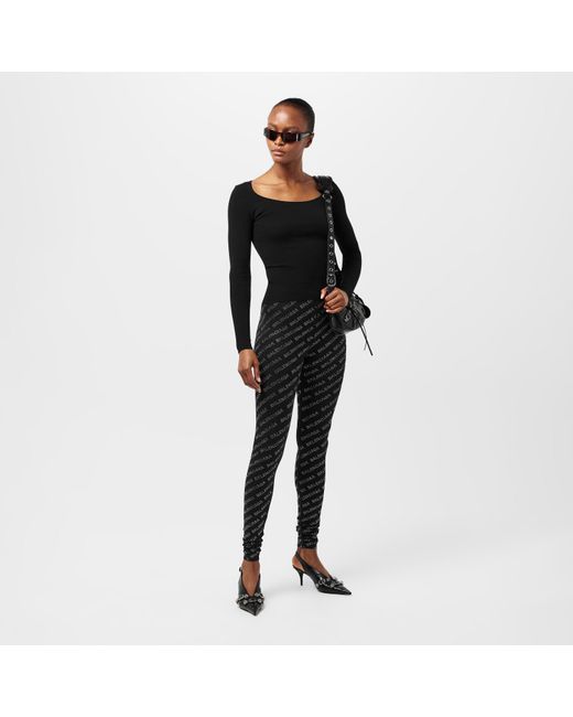 Balenciaga Black Long Sleeve T-Shirt
