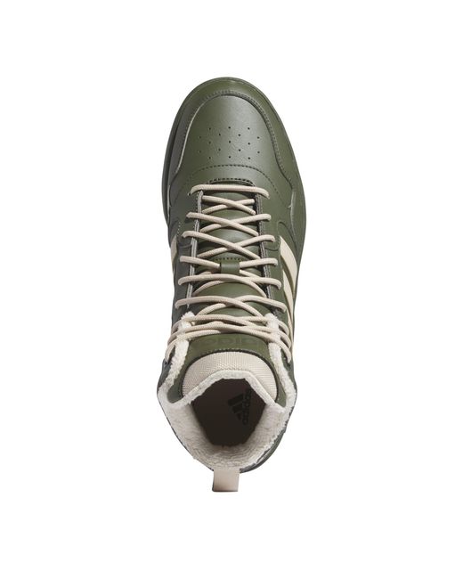 Adidas Green Hoops 3.0 Mid Wtr Basketball Trainers for men