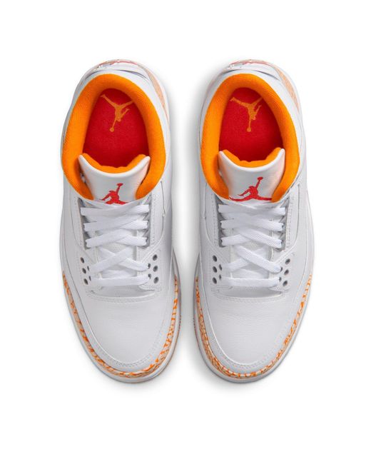 Nike White 3 Retro Citrus