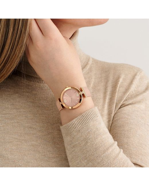 Ted Baker Pink Darbey Quartz Analogue Watch