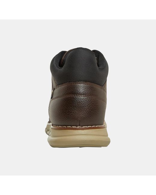 Deakins Brown Deaks Jordan Flat Ankle Boots for men