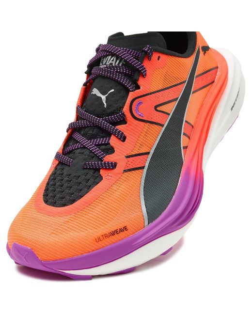 PUMA Red Deviate Nitro Elite Trail Wn Running Shoes