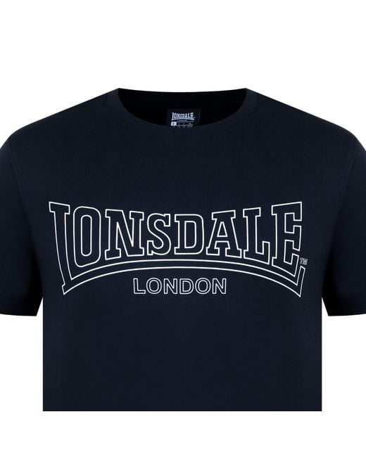 Lonsdale Blue Tee Shirt for men