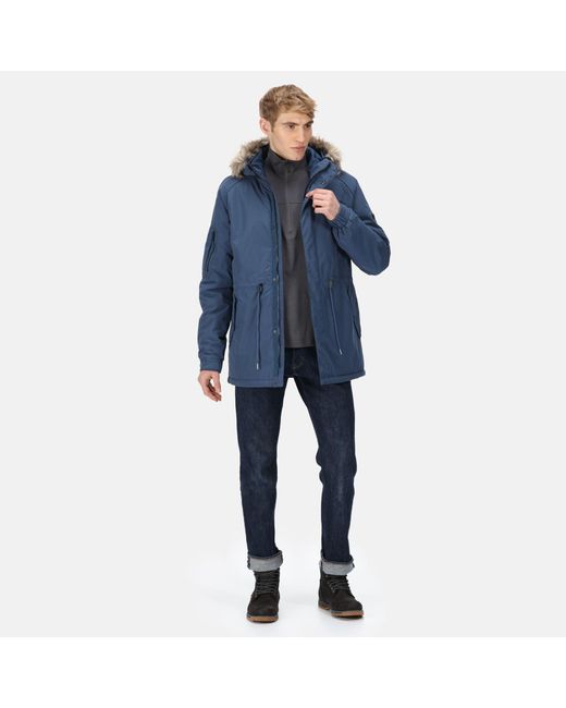 Regatta Blue Salinger Iii Waterproof Jacket for men