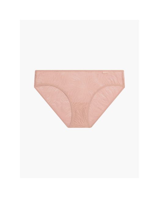 Calvin Klein Pink Marquisette Bikini Bottoms
