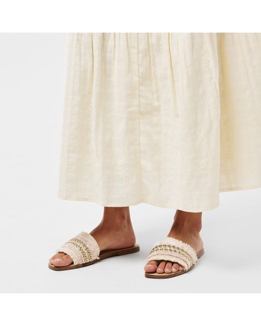 ALDO Natural Nalani Flat Sandals