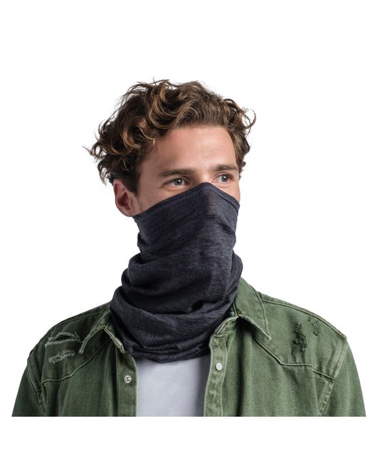 Buff Black Merino Lightweight Neckwear Adults