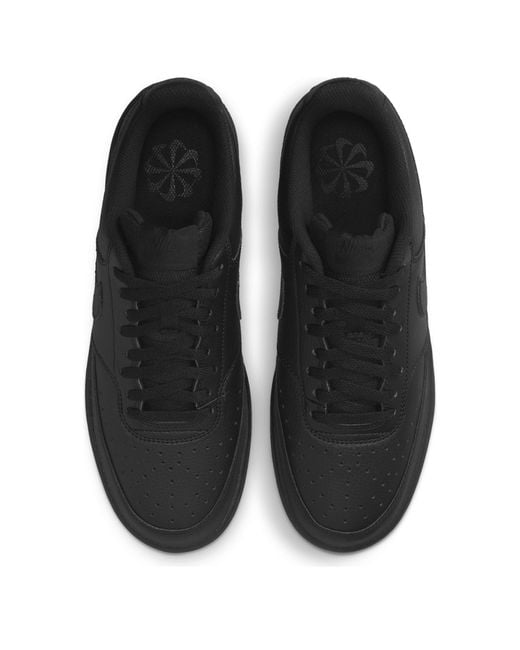 Nike Black Court Vision Low Trainers for men