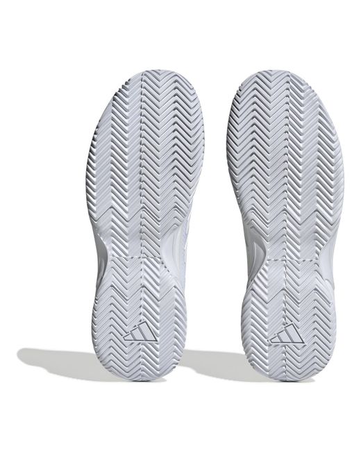 Adidas White Gamecourt Tennis Shoes for men