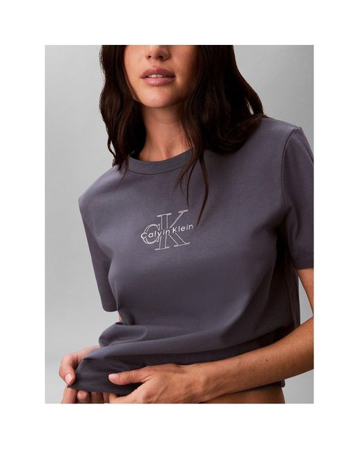 Calvin Klein Gray Logo T-Shirt