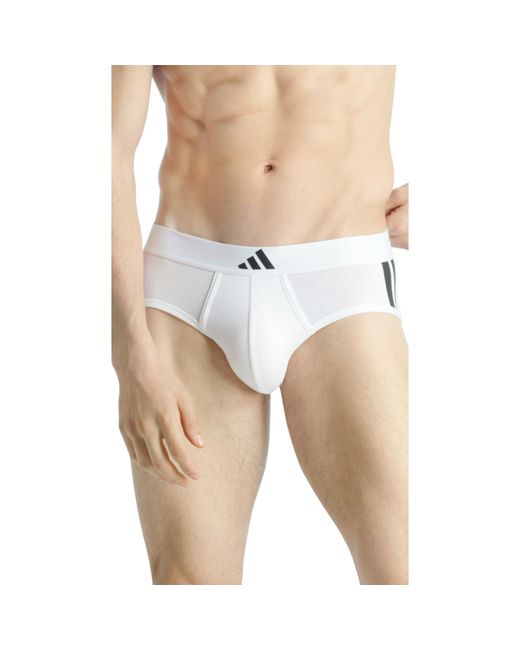 Adidas Black 2 Pack Brief for men