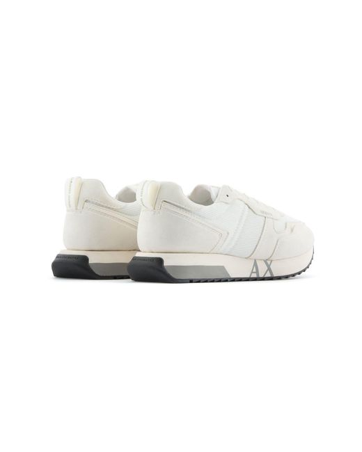 ARMANI EXCHANGE White Trainers for men