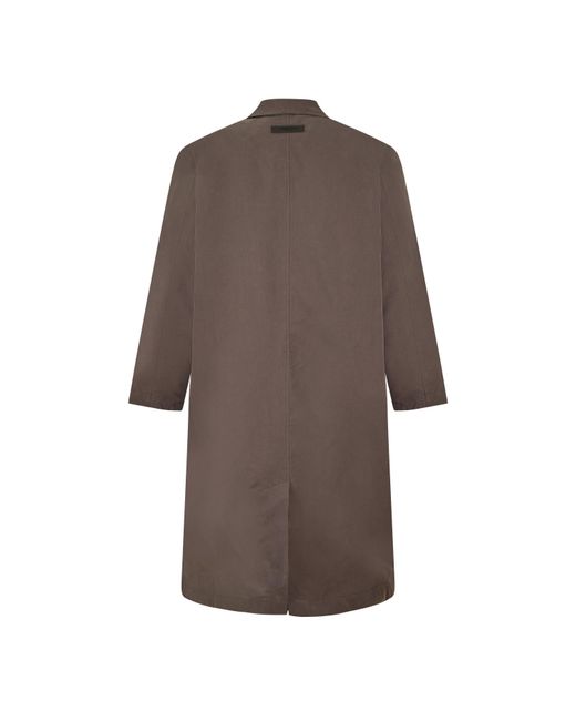 Fear Of God Brown Trench Coat for men