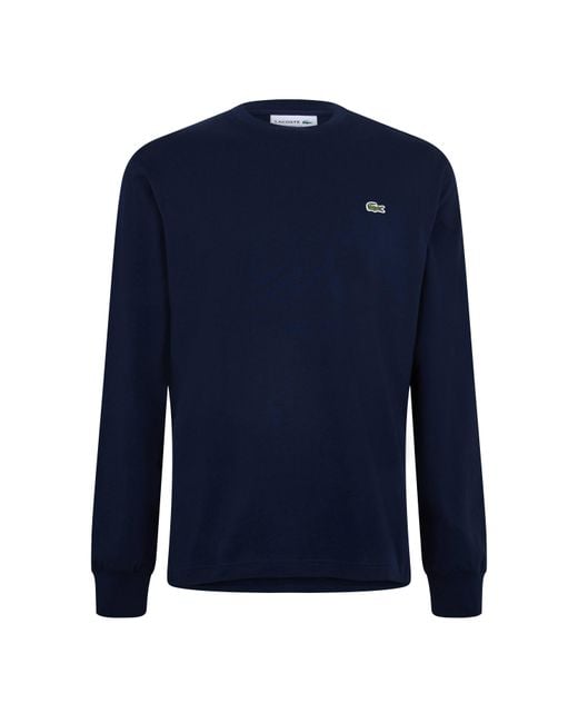Lacoste Blue Long Sleeve T-Shirt for men