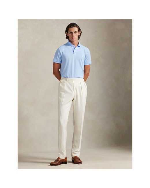 Polo Ralph Lauren Blue Custom Short Sleeve Polo Shirt for men