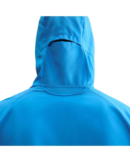 Nike Blue Miler Repel Running Jacket for men
