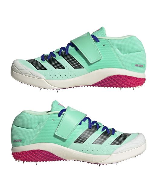 Adidas Green Adizero Javelin Shoes for men