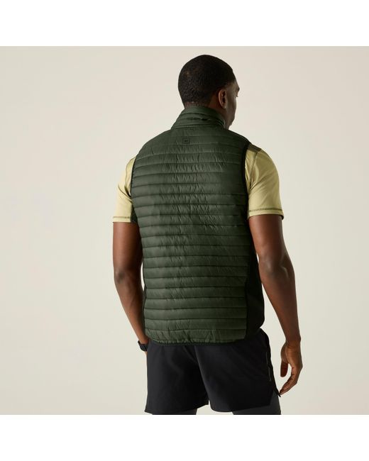 Regatta Green Andreson Hybrid Water-Repellent Bodywarmer for men