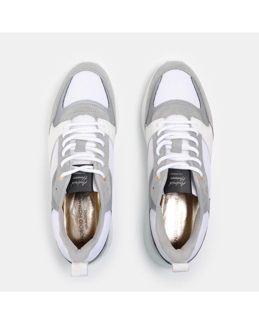 Android Homme White Topanga Sneakers for men