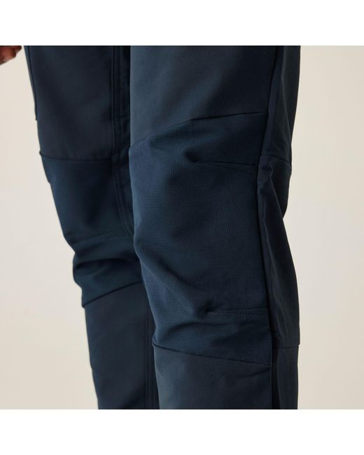 Regatta Blue Prolite Softshell Stretch Trousers for men